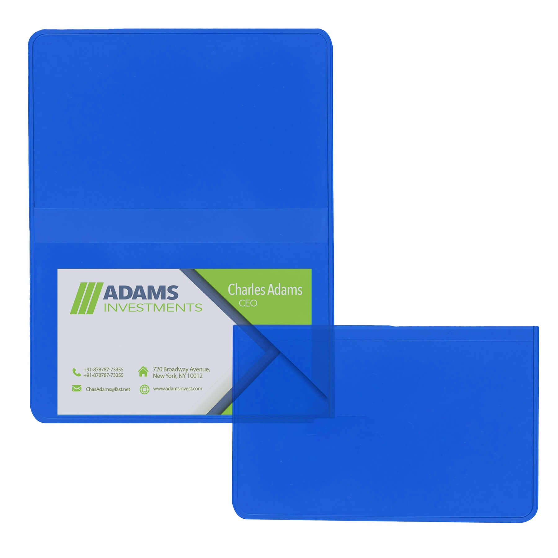 Translucent Dark Blue Blank